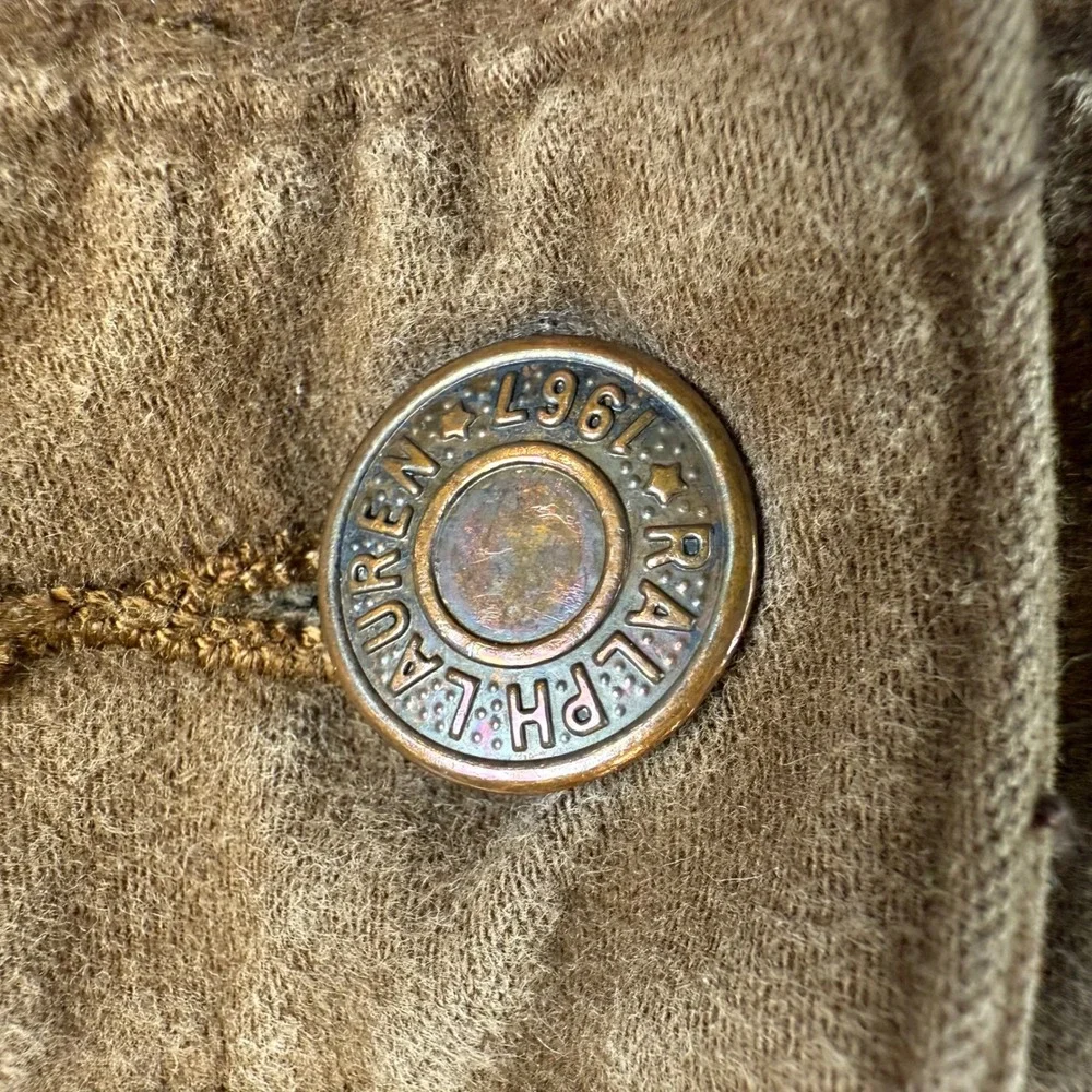Polo Ralph Lauren Mens Brown‎ Slim Fit Pants 38x30 Cotton Five Pocket